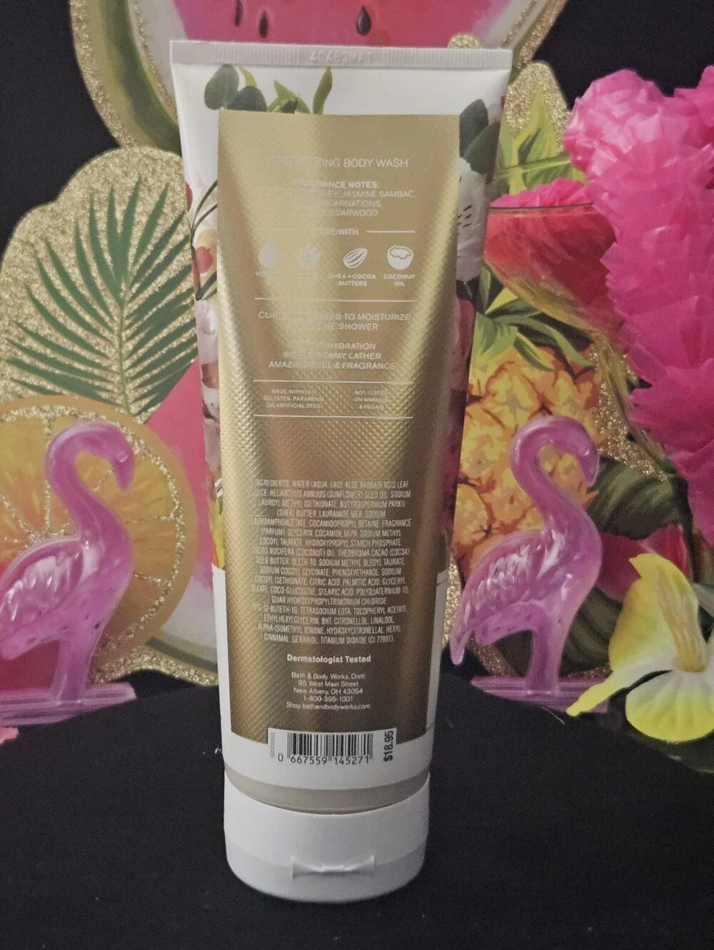 NWT Bath & Body Works Brightest Bloom Moisturizing Body Wash - Pink, Yellow